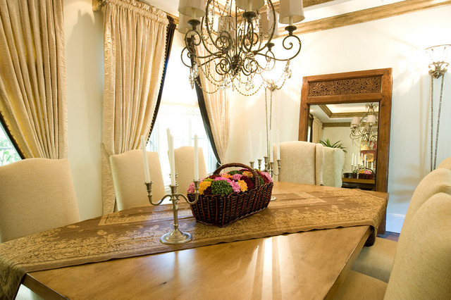 Family Home that is classic, warm, beachy and beautiful. traditional-dining-room