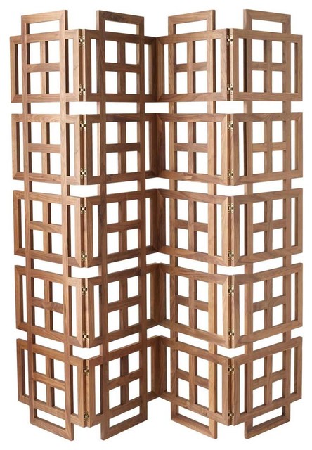Walnut Room Screen Divider - modern - screens and wall dividers ...