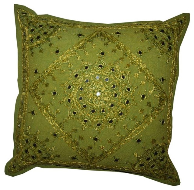 Indian decor handmade cushion pillow covers - Traditional - Decorative Pillows