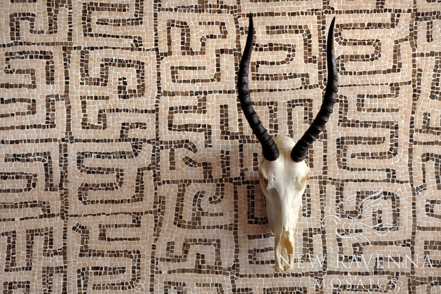Kuba Stone Mosaic contemporary-tile