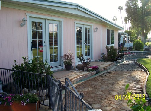 Remodel of 1970 double wide mobil home on golf course