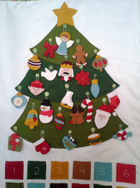 felt ornament advent calendar by raindrops tops felt ornament advent calendar by raindrops tops