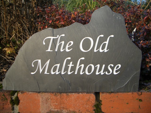 signs  House other House metro  by   rustic  Stone Rustic   stone Signs Slate Numbers