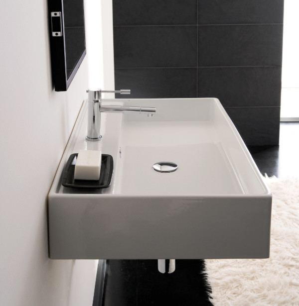 Wall Mounted Ceramic Bathroom Sink - Modern - Bathroom Sinks - other ...