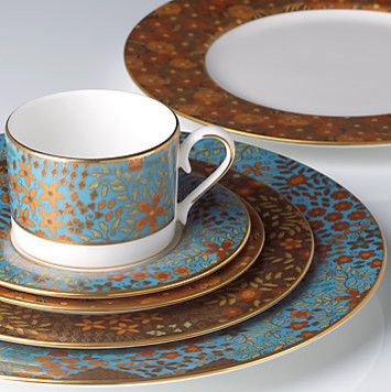 Gilded Tapestry 5-piece Place Setting modern dinnerware