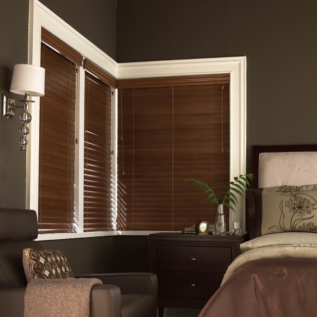 Blinds.com 2" Deluxe Wood Blinds - Contemporary - Bedroom - other ...