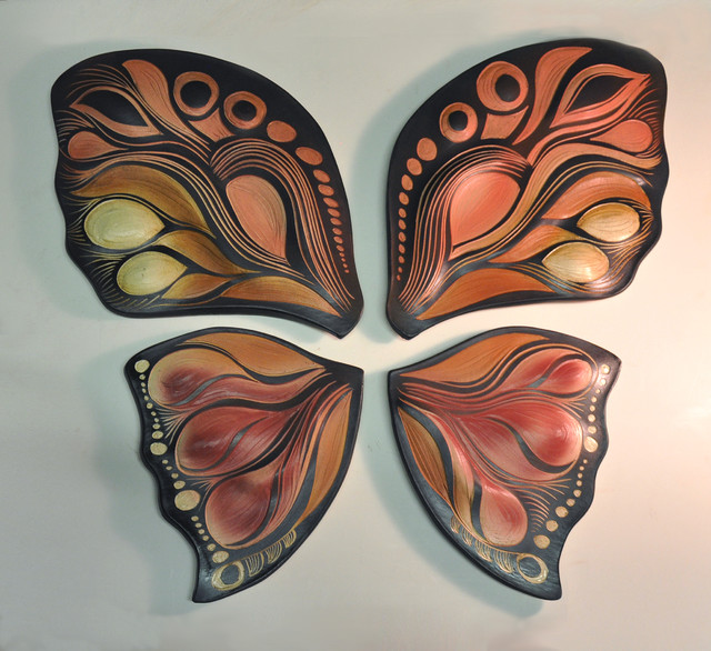Butterfly tiles Contemporary Artwork boston by Natalie Blake