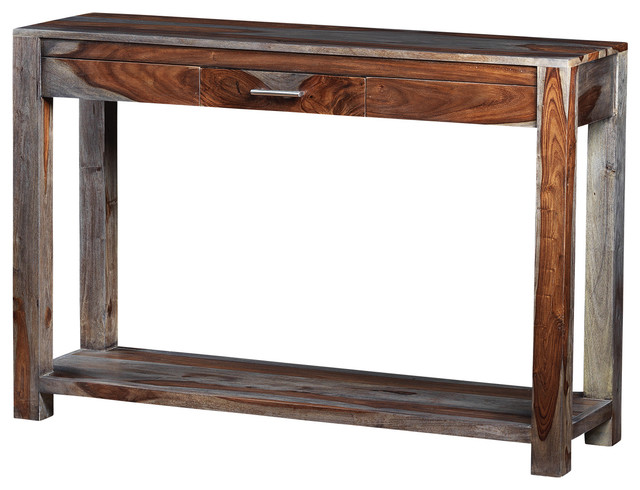 Romy Console Table Made of Rosewood, Light Olive - Contemporary ...
