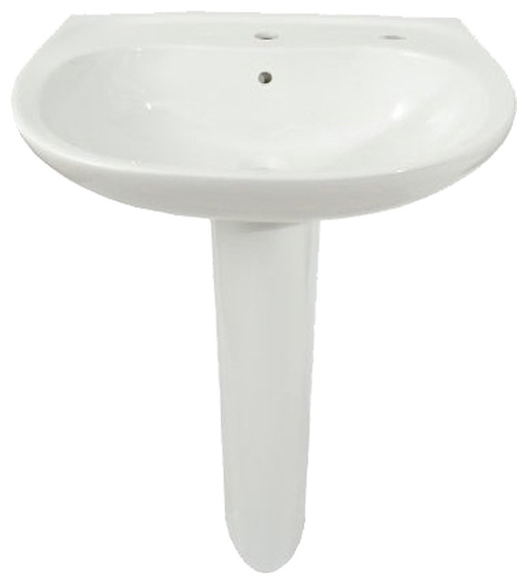Toto LPT241G Cotton White Supreme Pedestal Lavatory Single Hole with