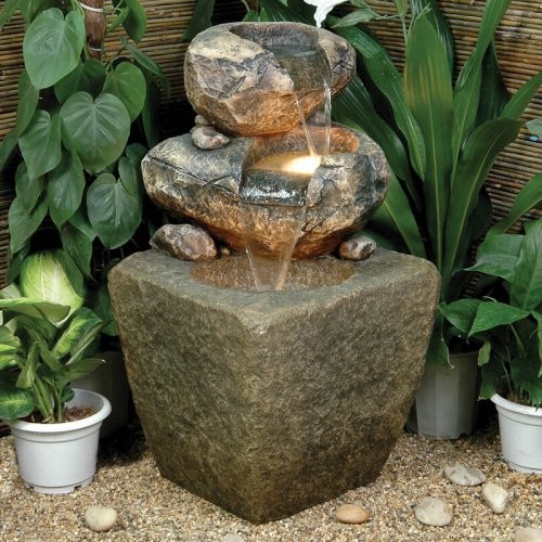 Alfresco Home Sasso Water Fountain - contemporary - outdoor ...