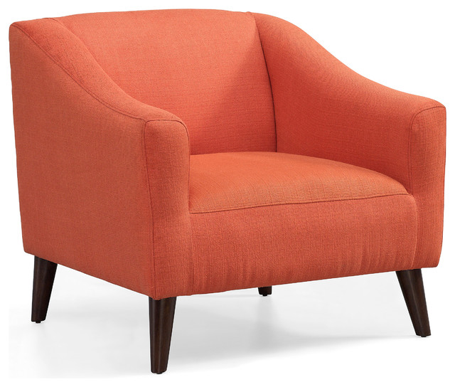Quincy Arm Chair Rust Contemporary Armchairs And