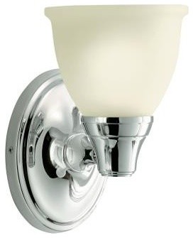 KOHLER K-11365-CP Transitional Single Wall Sconce for Forte Faucet Line in Chrom - Traditional ...
