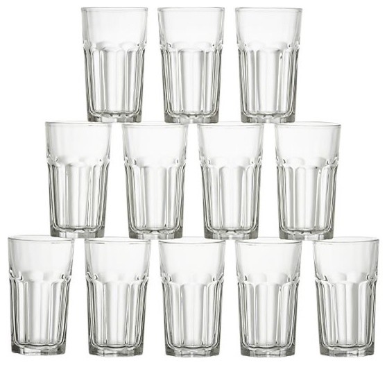 Set of 12 Gibraltar Juice Glasses Modern Everyday Glasses by
