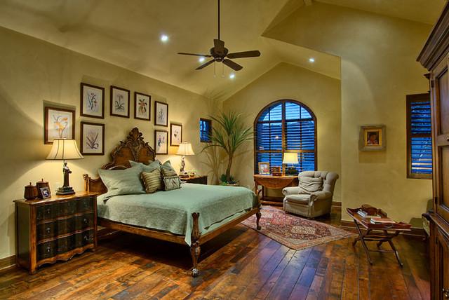 Hill Country Ranch Master Bedroom - Traditional - Bedroom - austin ...