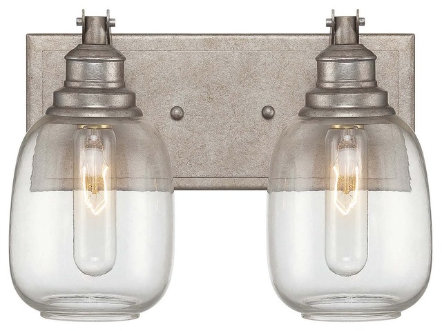 Orsay 2Light Bath  Industrial  Bathroom Vanity Lighting  by 