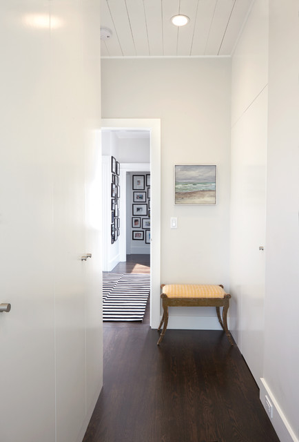 Modern Hallway & Hidden Closet Doors - contemporary - hall - san ...