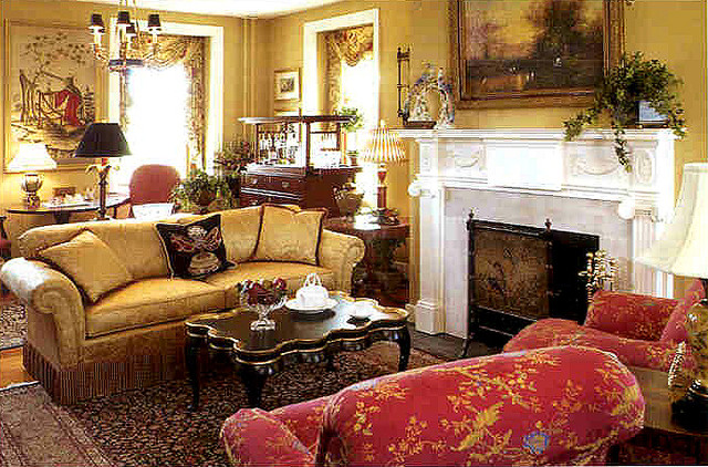 Living Room of Allentown Designer Showhouse with rugs by Brandon