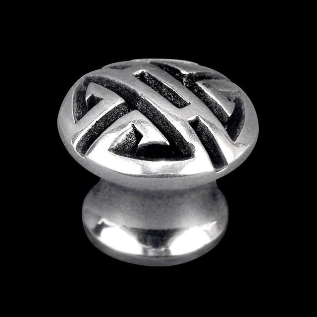Camesana, Round Knob in Vintage Pewter asian knobs