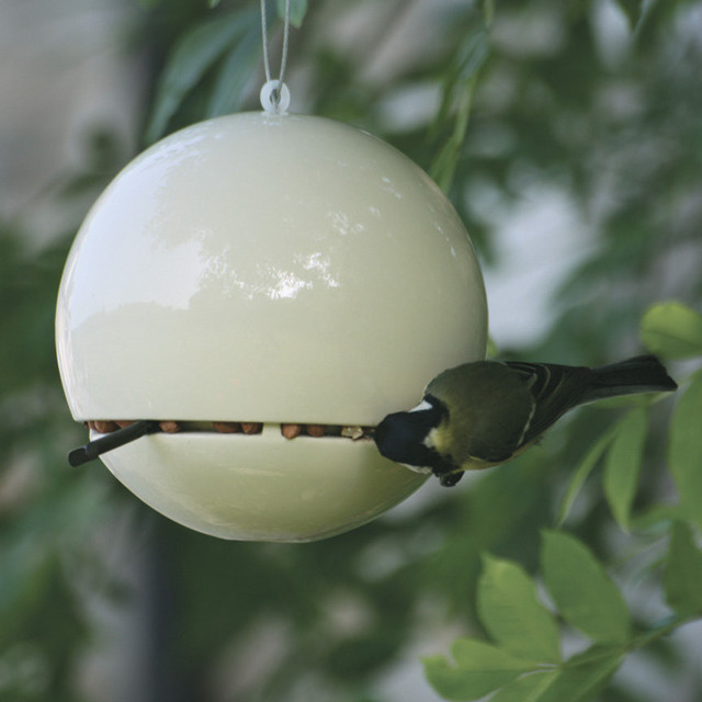 birdball peanut feeder contemporary bird feeders by haus birdball peanut feeder contemporary bird feeders by haus