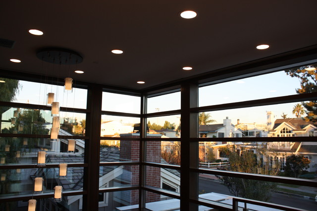 Newport Beach Wood Curtain Wall contemporary-