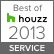 Cory Smith Architecture receives 2013 Best of Houzz for Service