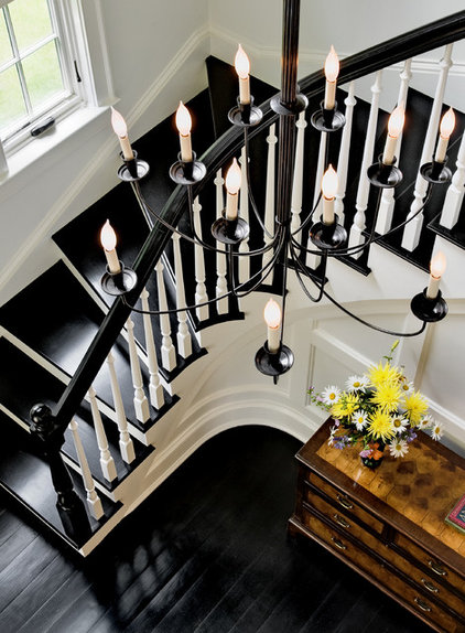 Traditional Staircase by Crisp Architects