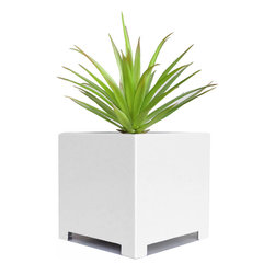 NMN Designs - Alora Cube Planter, White, X-Large - A favorite of ...