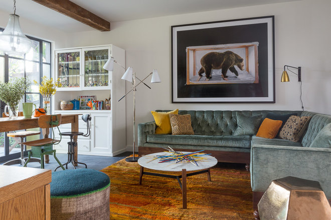 Houzz Tour: Diverse Styles Create an Eclectic Family Home
