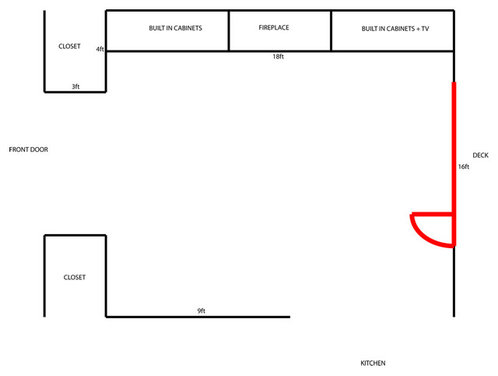 Need help in the layout of our living room.