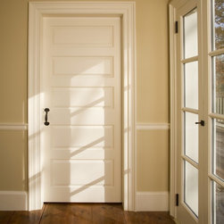 Custom Paneled Door - This door was built as part of a farmhouse ...