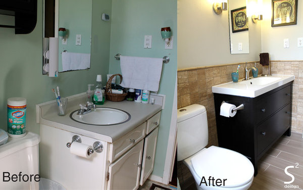 Small bathroom gets a facelift!