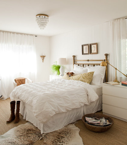 eclectic bedroom by Lauren Liess Interiors
