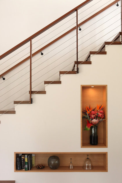 modern staircase by McClellan Architects