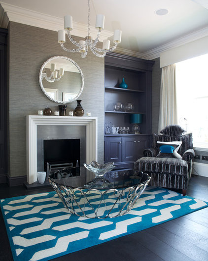Traditional Living Room by Fiona Watkins Design Limited