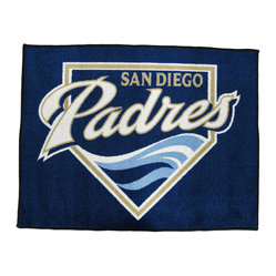 Fanmats - Licensed San Diego Padres 34 Inch By 45 Inch Floor Mat - This ...