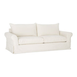 PB Comfort Slipcovered Sofa - First of all, this is called the Comfort ...
