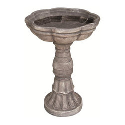 Fiberglass Bird Bath Bird Baths: Find Solar, Heated and Hanging Bird ...