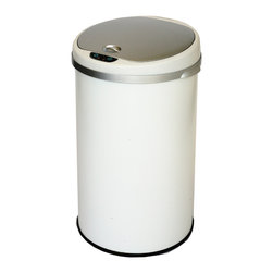 iTouchless - iTouchless Deodorizer Round Sensor Trash Can Matte Finish ...