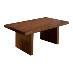 Jofran - Jofran Braeburn Rectangular Fixed 75x38 Dining Table - Made of ...