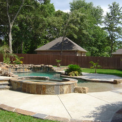 Pools - Custom designed and constructed in-ground, gunite swimming pool ...