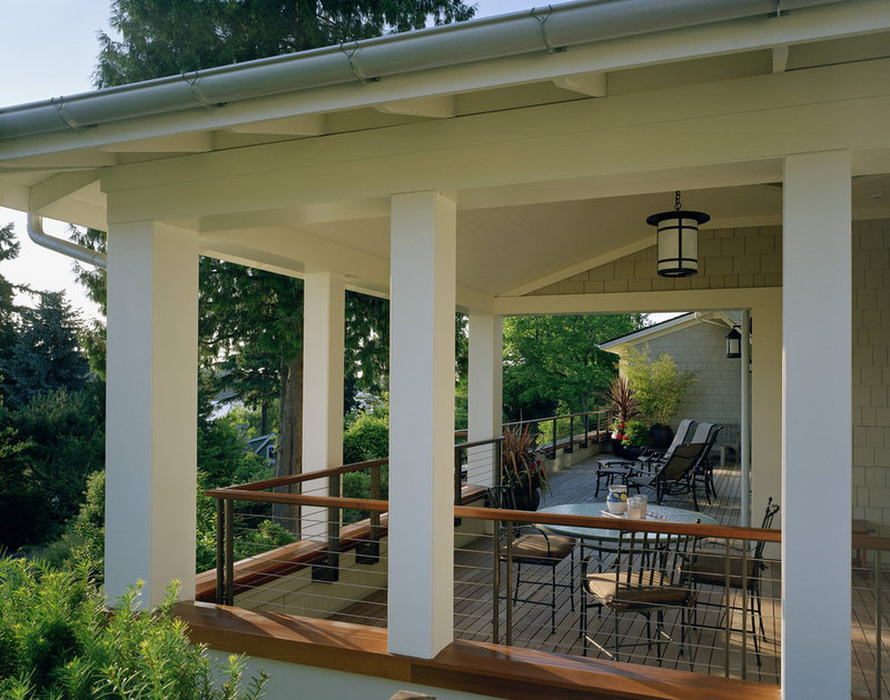 Traditional Porch by Conard Romano Architects
