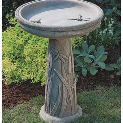 Dragonfly Bird Bath - A blend of elegance and lasting enjoyment, the ...