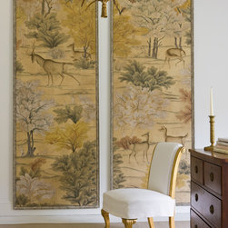 Gosford Panels - Paul Montgomery Gosford hand painted panels, framed as ...