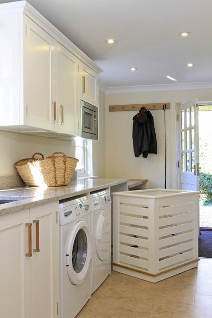 traditional laundry room by Beau-Port Kitchens