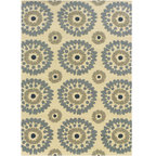 Soleil Round Hemp Rug - Contemporary - Rugs - by Home Decorators Collection