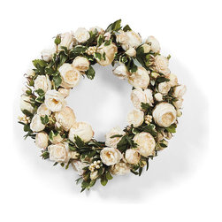 Frontgate - Rose Garden Wreath - 24