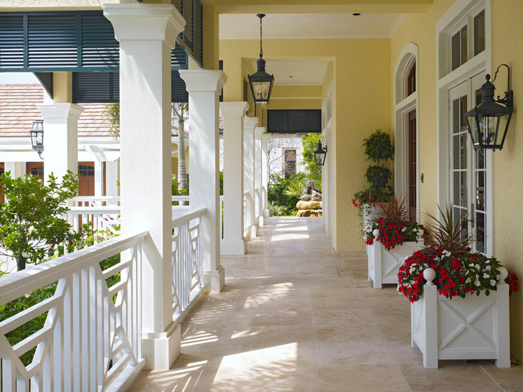Traditional Porch by London Bay Homes