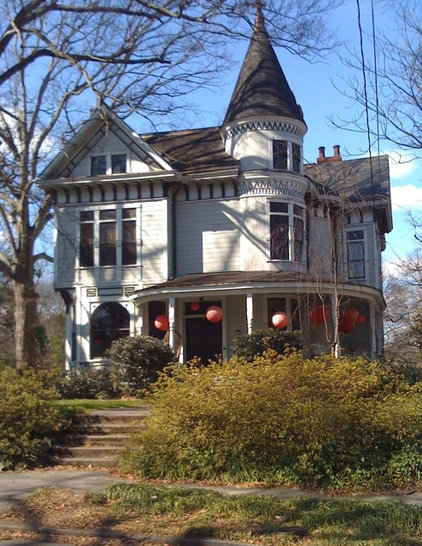 Traditional Exterior Victorian Houses in Inman Park Atlanta