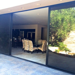 Rancho Mirage Residence - doors fabricated by Monumental Windows and Doors