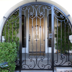 Wrought Iron Security Doors - www.artisticiron.com